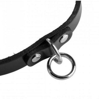 Strict Leather - Leather Choker O-Ring - Small - Circus of Books
