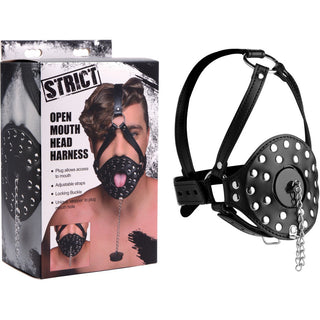 Strict - Open Mouth Head Harness - Circus of Books