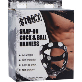 Strict - Snap-On Cock and Ball Harness - Circus of Books
