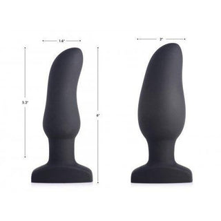 Swell - Inflatable Vibrating Curved Silicone Anal Plug w/ Remote - Circus of Books