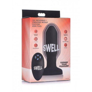 Swell - Inflatable Vibrating Missile Anal Plug w/ Remote Control - Circus of Books