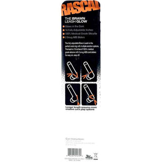 The Brawn Double Leash Glow Orange - Circus of Books