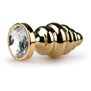 The Honeycomb Jeweled Gold Butt Plug - Circus of Books