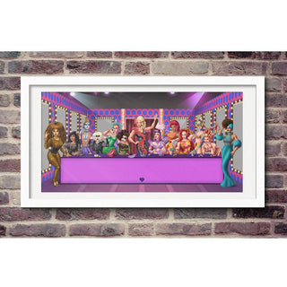 The Werkroom - Large Framed Artwork - DraGlam - Last supper drag queens - Circus of Books