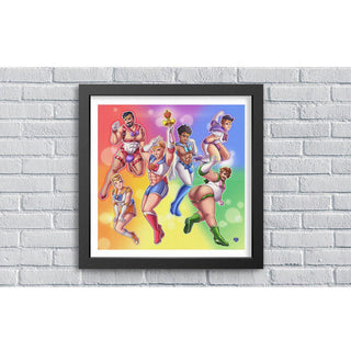 The Werkroom - Large Framed Artwork - Special Edition - Groups - Sailor Guardians - Circus of Books