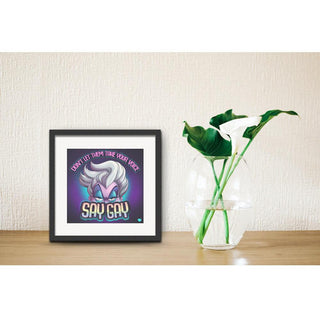 The Werkroom - Small Framed Artwork - Special Edition - Single - Ursula Say Gay - Circus of Books