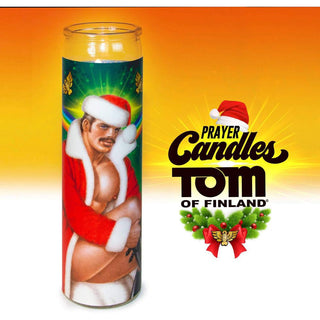 Tom of Finland "Sexy Santa" Prayer Candle, Gay Queer LGBTQ - Circus of Books