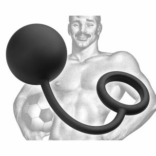 Tom of Finland - Silicone Cock Ring w/ Heavy Anal Ball - Circus of Books