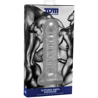 Tom of Finland - Textured Cock Enhancer - Clear - Circus of Books