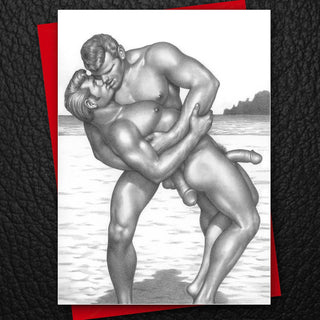 Tom of FInland - Valentine's Day Card — Naked Kiss - Circus of Books