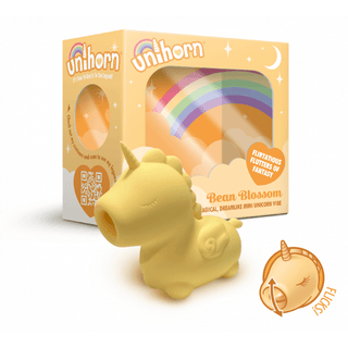 Unihorn - Bean Blossom (The Thick Tongued One) Silicone Clitoral Stimulator - Yellow - Circus of Books