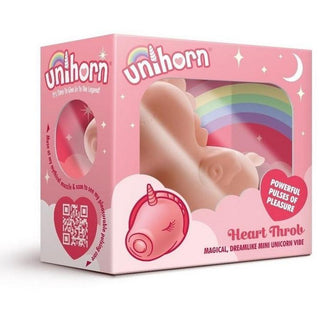 Unihorn - Heart Throb (The Pulsing One) Silicone Clitoral Stimulator - Pink - Circus of Books