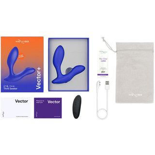 We-Vibe - Vector+ Rechargeable Silicone Vibrating Prostate Massager - Circus of Books