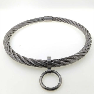 Wire Slave Collar with O-Ring - Circus of Books