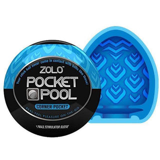 Zolo - Pocket Pool - Corner Pocket Stroker Egg - Blue - Circus of Books