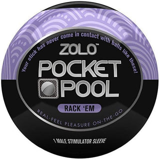 Zolo - Pocket Pool - Rack Em Stroker Egg - Purple - Circus of Books