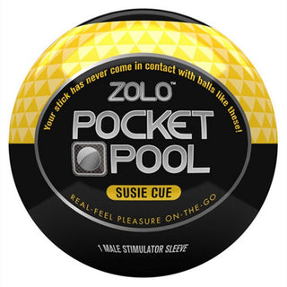Zolo - Pocket Pool - Susie Cue Stroker Egg - Yellow - Circus of Books